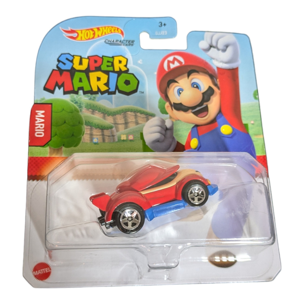Hot Wheels - Nintendo Super Mario Character Cars - Mario - Brand New In Package